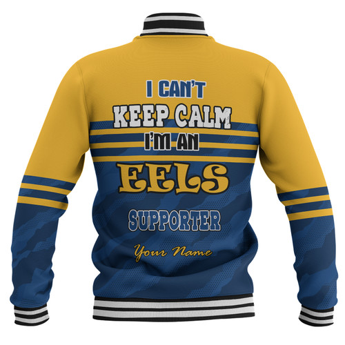 Parramatta Eels Custom Baseball Jacket - Parramatta Eels Supporter Baseball Jacket Parramatta Eels Custom Baseball Jacket - Parramatta Eels Supporter Baseball Jacket