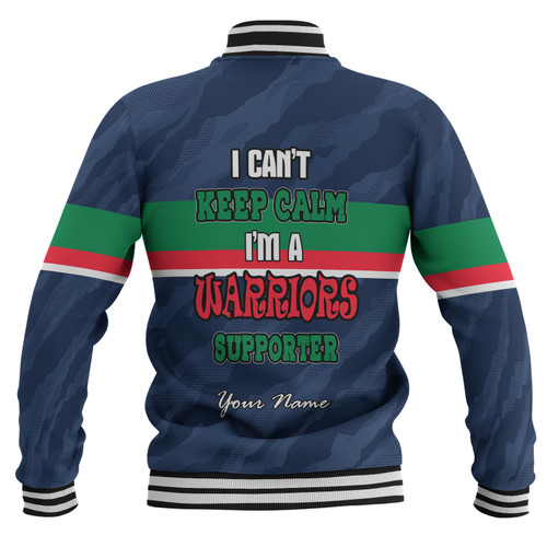 New Zealand Warriors Custom Baseball Jacket - Warriors Supporter Baseball Jacket New Zealand Warriors Custom Baseball Jacket - Warriors Supporter Baseball Jacket