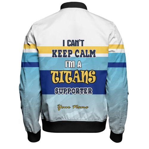 Gold Coast Titans Custom Bomber Jacket - Gold Coast Titans Supporter Bomber Jacket Gold Coast Titans Custom Bomber Jacket - Gold Coast Titans Supporter Bomber Jacket