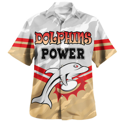 Redcliffe Dolphins Custom Hawaiian Shirt - Redcliffe Dolphins Supporter Hawaiian Shirt