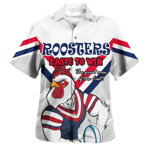 Sydney Roosters Custom Hawaiian Shirt - Sydney Roosters Supporter Hawaiian Shirt