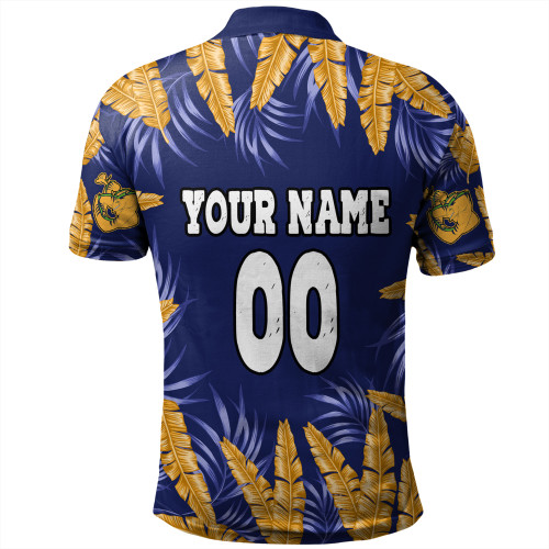Parramatta Eels Custom Polo Shirt - Tropical Patterns Parramatta Eels Polo Shirt Parramatta Eels Custom Polo Shirt - Tropical Patterns Parramatta Eels Polo Shirt