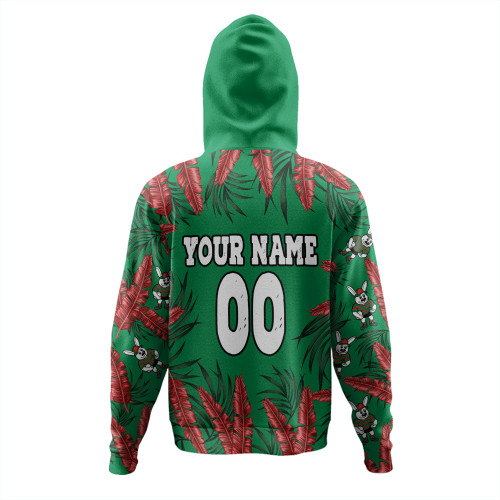 South Sydney Rabbitohs Hoodie - Tropical Patterns Bunnies Hoodie South Sydney Rabbitohs Hoodie - Tropical Patterns Bunnies Hoodie