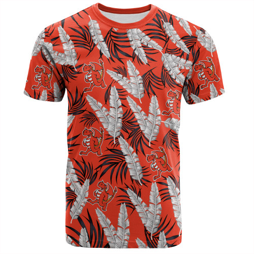St. George Illawarra Dragons Custom T-Shirt - Tropical Patterns St. George Illawarra Dragons T-Shirt