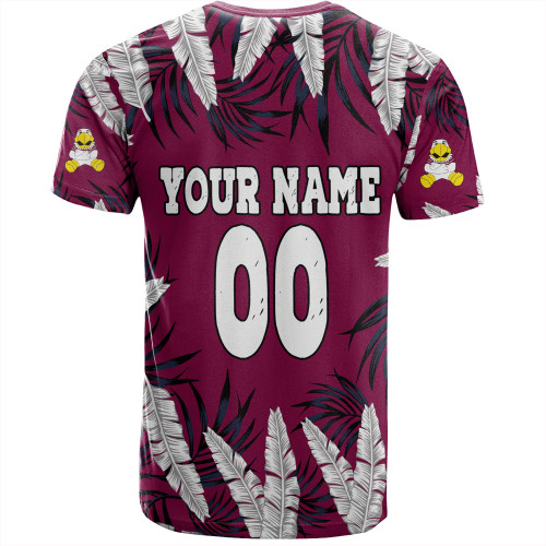 Manly Warringah Sea Eagles T-Shirt - Tropical Patterns Eagles T-Shirt Manly Warringah Sea Eagles T-Shirt - Tropical Patterns Eagles T-Shirt
