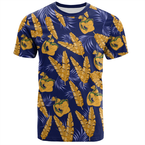 Parramatta Eels Custom T-Shirt - Tropical Patterns Parramatta Eels T-Shirt