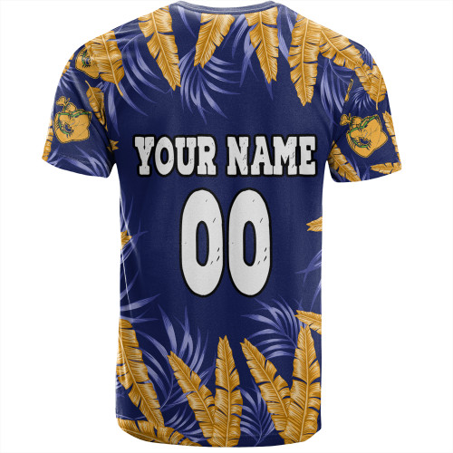Parramatta Eels Custom T-Shirt - Tropical Patterns Parramatta Eels T-Shirt Parramatta Eels Custom T-Shirt - Tropical Patterns Parramatta Eels T-Shirt