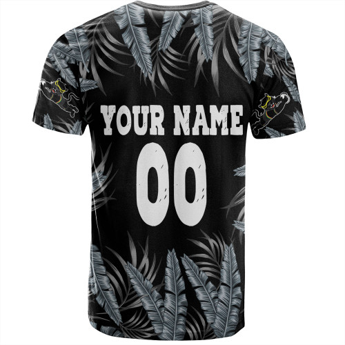 Penrith Panthers Custom T-Shirt - Tropical Patterns Penrith Panthers T-Shirt Penrith Panthers Custom T-Shirt - Tropical Patterns Penrith Panthers T-Shirt