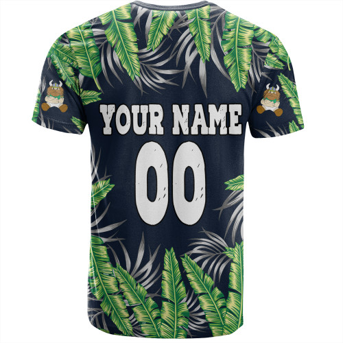 Canberra Raiders Custom T-Shirt - Tropical Patterns Canberra Raiders T-Shirt Canberra Raiders Custom T-Shirt - Tropical Patterns Canberra Raiders T-Shirt