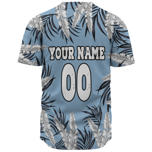 Cronulla-Sutherland Sharks Baseball Shirt - Tropical Patterns Sharkies Baseball Shirt Cronulla-Sutherland Sharks Baseball Shirt - Tropical Patterns Sharkies Baseball Shirt