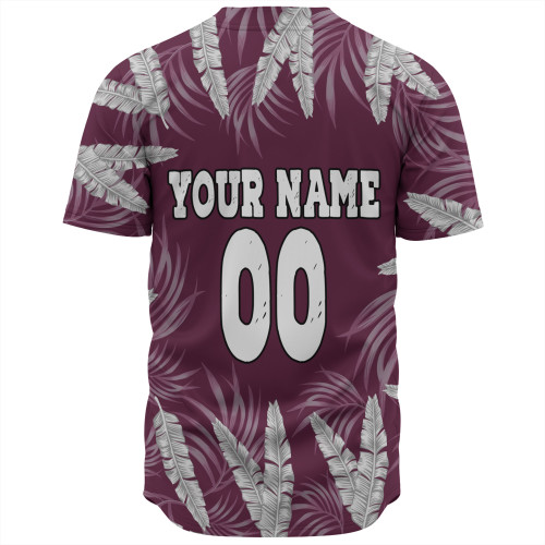 Cane Toads Custom Baseball Shirt - Tropical Patterns QLD Baseball Shirt Cane Toads Custom Baseball Shirt - Tropical Patterns QLD Baseball Shirt