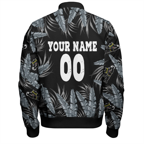 Penrith Panthers Custom Bomber Jacket - Tropical Patterns Penrith Panthers Bomber Jacket Penrith Panthers Custom Bomber Jacket - Tropical Patterns Penrith Panthers Bomber Jacket