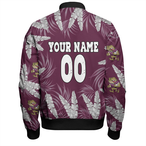 Cane Toads Custom Bomber Jacket - Tropical Patterns QLD Bomber Jacket