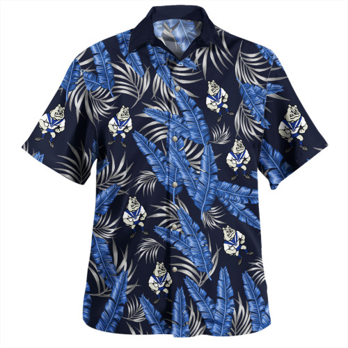 Canterbury-Bankstown Bulldogs Custom Hawaiian Shirt - Tropical Patterns Bulldogs Hawaiian Shirt