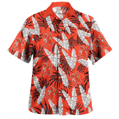 St. George Illawarra Dragons Custom Hawaiian Shirt - Tropical Patterns St. George Illawarra Dragons Hawaiian Shirt