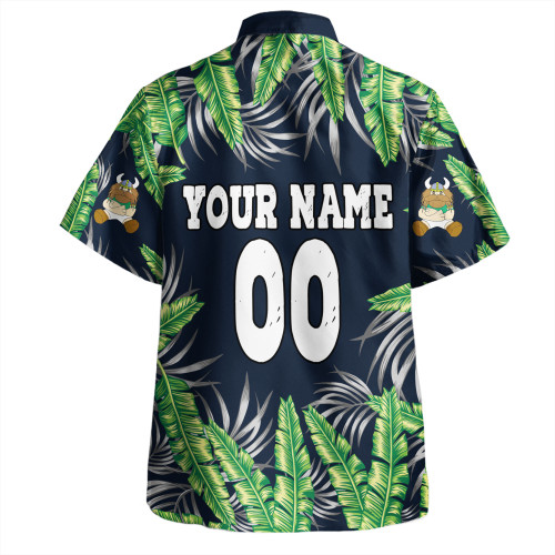 Canberra Raiders Custom Hawaiian Shirt - Tropical Patterns Canberra Raiders Hawaiian Shirt