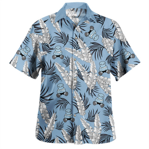 Cronulla-Sutherland Sharks Hawaiian Shirt - Tropical Patterns Sharkies Hawaiian Shirt