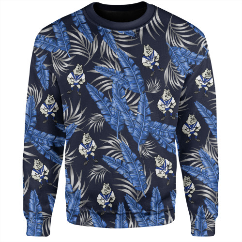 Canterbury-Bankstown Bulldogs Custom Sweatshirt - Tropical Patterns Bulldogs Sweatshirt