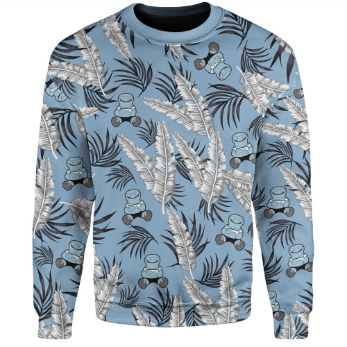 Cronulla-Sutherland Sharks Sweatshirt - Tropical Patterns Sharkies Sweatshirt