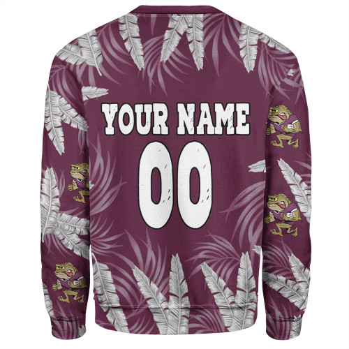 Cane Toads Custom Sweatshirt - Tropical Patterns QLD Sweatshirt