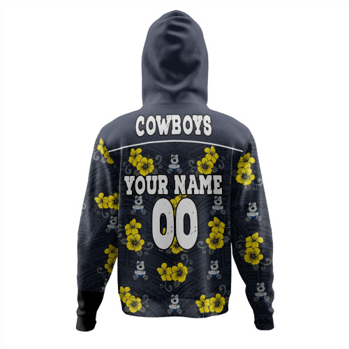North Queensland Cowboys Custom Hoodie - North Queensland Cowboys With Maori Patterns Hoodie North Queensland Cowboys Custom Hoodie - North Queensland Cowboys With Maori Patterns Hoodie