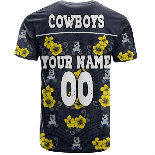 North Queensland Cowboys Custom T-Shirt - North Queensland Cowboys With Maori Patterns T-Shirt North Queensland Cowboys Custom T-Shirt - North Queensland Cowboys With Maori Patterns T-Shirt