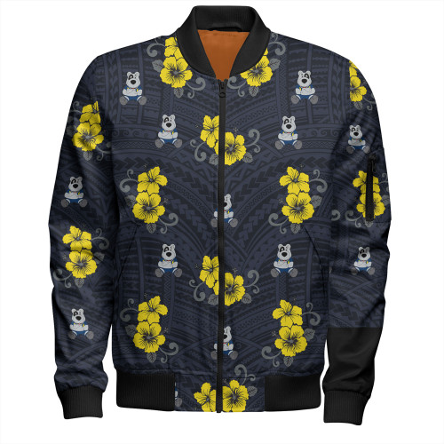 North Queensland Cowboys Custom Bomber Jacket - North Queensland Cowboys With Maori Patterns Bomber Jacket