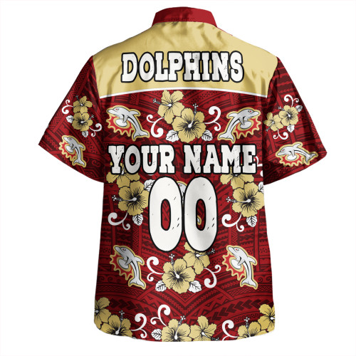 Redcliffe Dolphins Custom Hawaiian Shirt - Redcliffe Dolphins With Maori Patterns Hawaiian Shirt Redcliffe Dolphins Custom Hawaiian Shirt - Redcliffe Dolphins With Maori Patterns Hawaiian Shirt