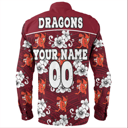 St. George Illawarra Dragons Custom Long Sleeve Shirt - St. George Illawarra Dragons With Maori Patterns Long Sleeve Shirt St. George Illawarra Dragons Custom Long Sleeve Shirt - St. George Illawarra Dragons With Maori Patterns Long Sleeve Shirt