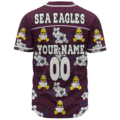 Manly Warringah Sea Eagles Baseball Shirt - Manly Warringah Sea Eagles With Maori Patterns Baseball Shirt Manly Warringah Sea Eagles Baseball Shirt - Manly Warringah Sea Eagles With Maori Patterns Baseball Shirt
