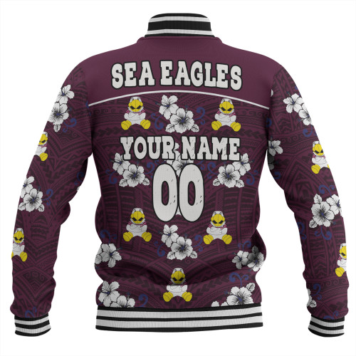 Manly Warringah Sea Eagles Baseball Jacket - Manly Warringah Sea Eagles With Maori Patterns Baseball Jacket Manly Warringah Sea Eagles Baseball Jacket - Manly Warringah Sea Eagles With Maori Patterns Baseball Jacket