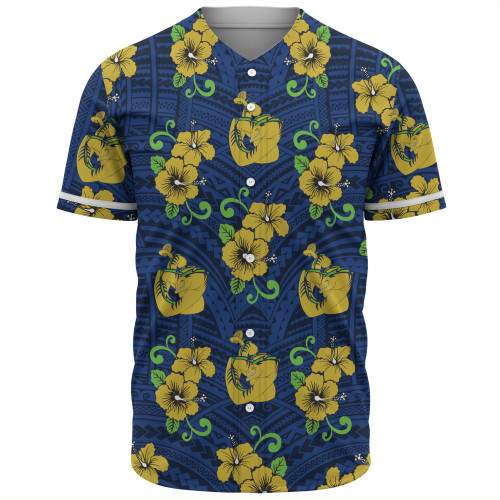 Parramatta Eels Custom Baseball Shirt - Parramatta Eels With Maori Patterns Baseball Shirt