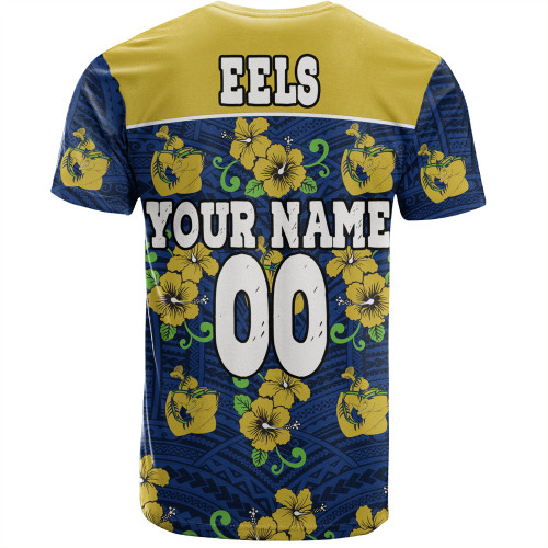Parramatta Eels Custom T-Shirt - Parramatta Eels With Maori Patterns T-Shirt Parramatta Eels Custom T-Shirt - Parramatta Eels With Maori Patterns T-Shirt