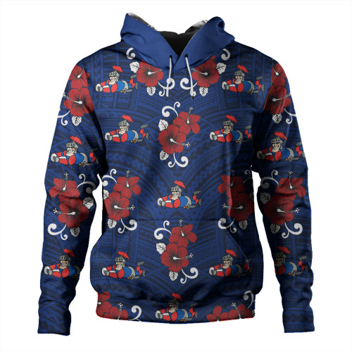 Newcastle Knights Custom Hoodie - Knights With Maori Patterns Hoodie