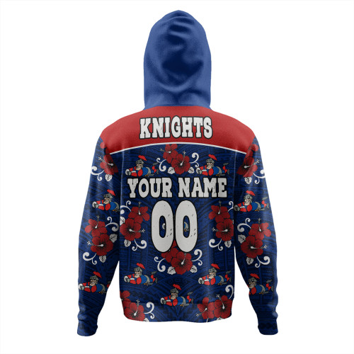 Newcastle Knights Custom Hoodie - Knights With Maori Patterns Hoodie Newcastle Knights Custom Hoodie - Knights With Maori Patterns Hoodie