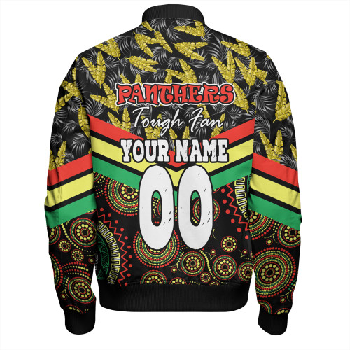 Penrith Panthers Bomber Jacket - Tropical Patterns And Dot Painting Eat Sleep Rugby Repeat Penrith Panthers Bomber Jacket - Tropical Patterns And Dot Painting Eat Sleep Rugby Repeat