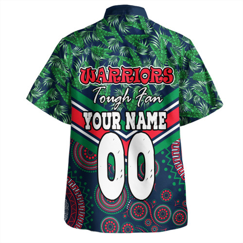 New Zealand Warriors Sport Hawaiian Shirt - Tropical Patterns And Dot Painting Eat Sleep Rugby Repeat New Zealand Warriors Sport Hawaiian Shirt - Tropical Patterns And Dot Painting Eat Sleep Rugby Repeat