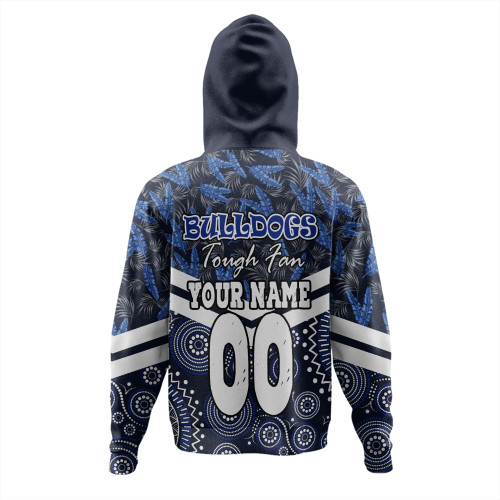 Canterbury-Bankstown Bulldogs Hoodie - Tropical Patterns And Dot Painting Eat Sleep Rugby Repeat Canterbury-Bankstown Bulldogs Hoodie - Tropical Patterns And Dot Painting Eat Sleep Rugby Repeat