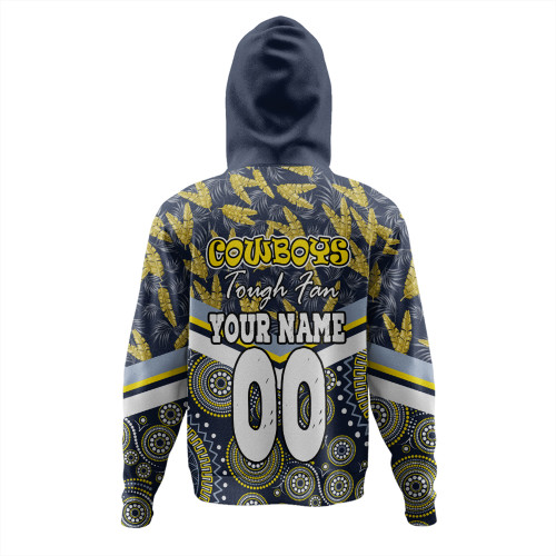 North Queensland Cowboys Hoodie - Tropical Patterns And Dot Painting Eat Sleep Rugby Repeat North Queensland Cowboys Hoodie - Tropical Patterns And Dot Painting Eat Sleep Rugby Repeat