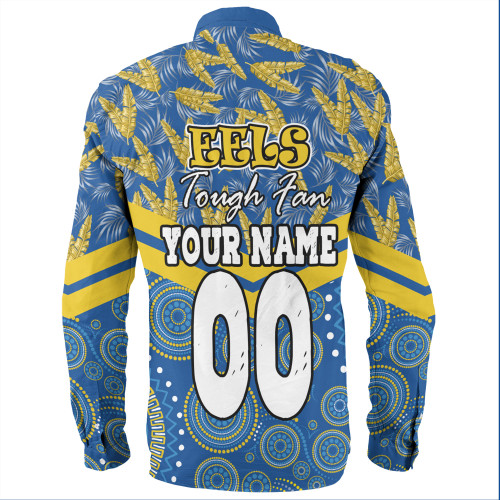 Parramatta Eels Sport Long Sleeve Shirt - Tropical Patterns And Dot Painting Eat Sleep Rugby Repeat Parramatta Eels Sport Long Sleeve Shirt - Tropical Patterns And Dot Painting Eat Sleep Rugby Repeat