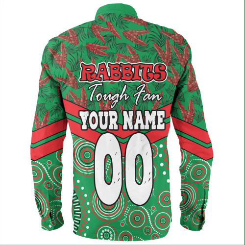 South Sydney Rabbitohs Long Sleeve Shirt - Tropical Patterns And Dot Painting Eat Sleep Rugby Repeat South Sydney Rabbitohs Long Sleeve Shirt - Tropical Patterns And Dot Painting Eat Sleep Rugby Repeat