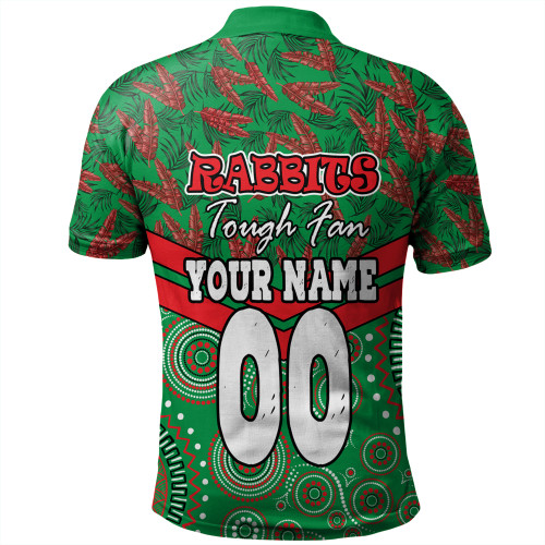 South Sydney Rabbitohs Polo Shirt - Tropical Patterns And Dot Painting Eat Sleep Rugby Repeat South Sydney Rabbitohs Polo Shirt - Tropical Patterns And Dot Painting Eat Sleep Rugby Repeat