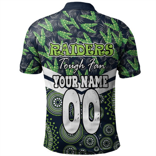 Canberra Raiders Polo Shirt - Tropical Patterns And Dot Painting Eat Sleep Rugby Repeat Canberra Raiders Polo Shirt - Tropical Patterns And Dot Painting Eat Sleep Rugby Repeat
