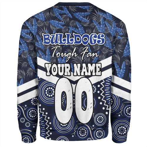 Canterbury-Bankstown Bulldogs Sweatshirt - Tropical Patterns And Dot Painting Eat Sleep Rugby Repeat Canterbury-Bankstown Bulldogs Sweatshirt - Tropical Patterns And Dot Painting Eat Sleep Rugby Repeat