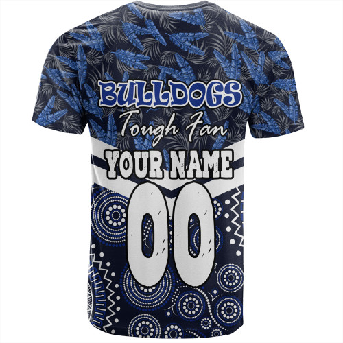 Canterbury-Bankstown Bulldogs T-Shirt - Tropical Patterns And Dot Painting Eat Sleep Rugby Repeat Canterbury-Bankstown Bulldogs T-Shirt - Tropical Patterns And Dot Painting Eat Sleep Rugby Repeat