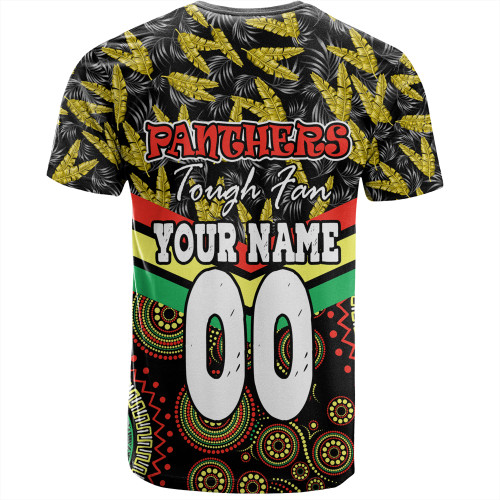 Penrith Panthers T-Shirt - Tropical Patterns And Dot Painting Eat Sleep Rugby Repeat Penrith Panthers T-Shirt - Tropical Patterns And Dot Painting Eat Sleep Rugby Repeat