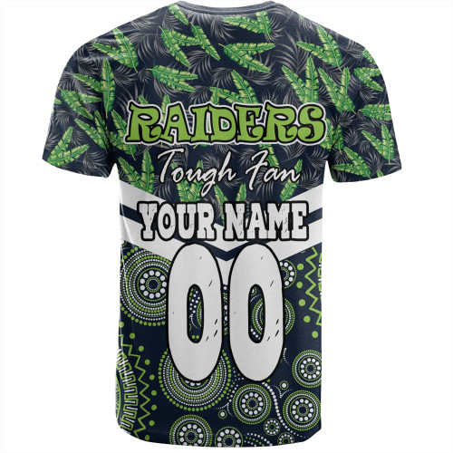 Canberra Raiders T-Shirt - Tropical Patterns And Dot Painting Eat Sleep Rugby Repeat Canberra Raiders T-Shirt - Tropical Patterns And Dot Painting Eat Sleep Rugby Repeat