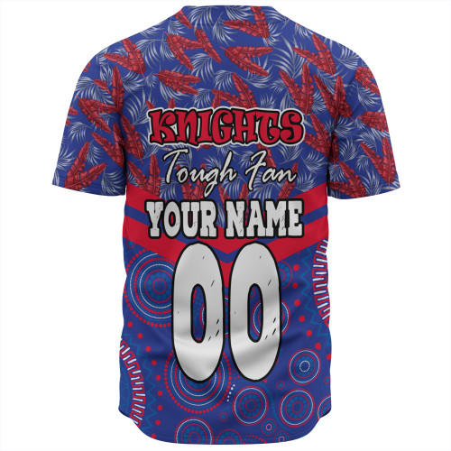 Newcastle Knights Sport Baseball Shirt - Tropical Patterns And Dot Painting Eat Sleep Rugby Repeat Newcastle Knights Sport Baseball Shirt - Tropical Patterns And Dot Painting Eat Sleep Rugby Repeat