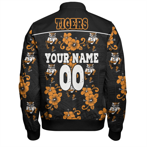 Wests Tigers Bomber Jacket - With Maori Pattern