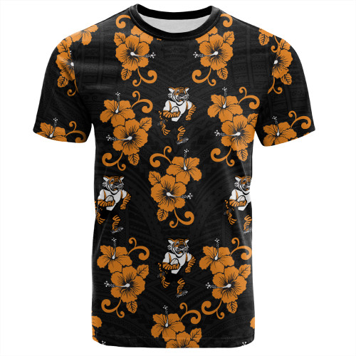 Wests Tigers T-Shirt - With Maori Pattern